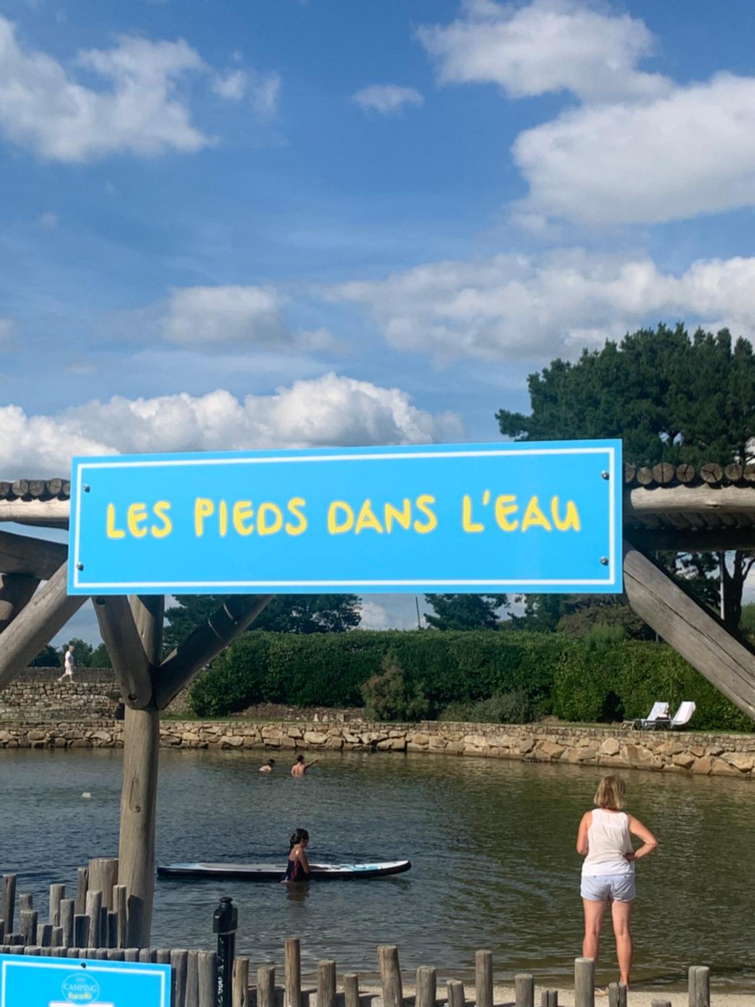 Camping Paradis Le Moulin Des Oies Belz Εξωτερικό φωτογραφία